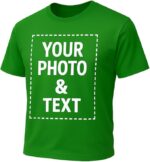 Custom T-Shirt – Upload Photo & Add Text | Personalized Tee for Men & Women | Front & Back Print | 100% Cotton | Gift for Birthdays, Couples, Family & Business(Bundle of 10 products))