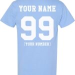 Custom Text T-Shirt – Add Your Own Name, Quote or Message | Personalized Back Print Tee for Men & Women | 100% Cotton Unisex Shirt | Gift for Birthdays, Events & Teams(Bundle of 10 Products)