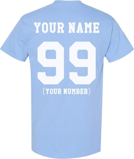 Custom Text T-Shirt – Add Your Own Name, Quote or Message | Personalized Back Print Tee for Men & Women | 100% Cotton Unisex Shirt | Gift for Birthdays, Events & Teams(Bundle of 10 Products)
