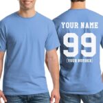 Custom Text T-Shirt – Add Your Own Name, Quote or Message | Personalized Back Print Tee for Men & Women | 100% Cotton Unisex Shirt | Gift for Birthdays, Events & Teams(Bundle of 10 Products) - Image 2