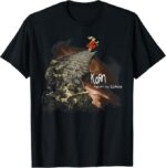 Korn Follow the Leader Official Band T-Shirt | Graphic Rock Music Tee | 100% Cotton Unisex Short Sleeve Crewneck | Classic Fit Concert Merch | Black Vintage Album Print(Bundle of 7 Products)