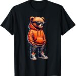 Graphic Teddy Bear Hip Hop Streetwear T-Shirt | Colorful Urban Graffiti Style Tee | Unisex Short Sleeve Cotton Casual Top for Men, Women & Youth | Street Fashion Aesthetic Tee(Bundle of 5 Products)